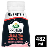 Arla strawberry raspberry protein milk drink 482ml - British product