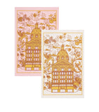 Harrods Building Legacy tea towels set of 2, UK version