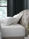 Collection Luxe white 1000 thread count sateen extra deep fitted sheet - British product