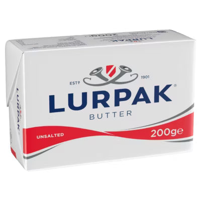 Lurpak unsalted butter 200g, UK version