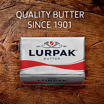 Lurpak unsalted butter 200g, UK version