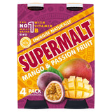 Supermalt Mango & Passionfruit malt drink 4 x 330ml (British brand)