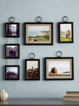 Black Salvage Hanging Photo Frame Set of 5