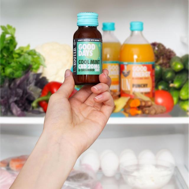 Unrooted Good Days Cool Mint CBD 20mg & Cucumber Shot 60ml GOODS M&S