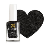 Bluesky Airkiss Nail Polish Rock Star Black Glitter