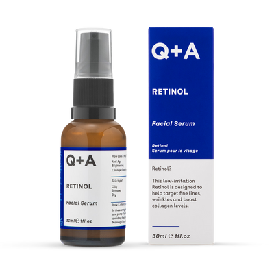 Q+A Retinol 0.2% Facial Serum 30ml