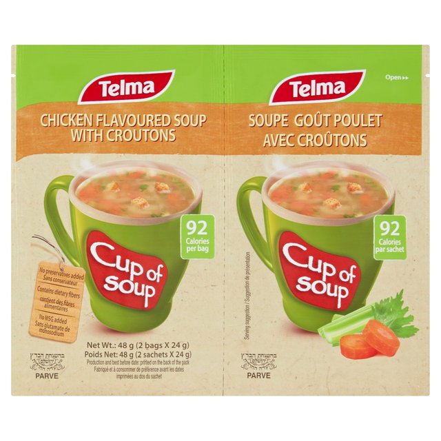 Telma Cup of Soup Chicken Flavour 2 x 24g GOODS M&S