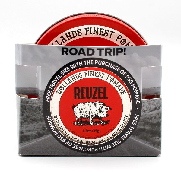 Reuzel Road Trip Red Pomade 95g + 35g, imported from the UK