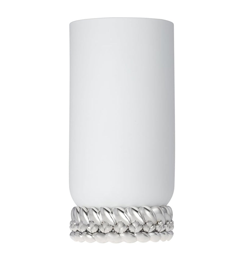 Christofle Porcelain Babylone Vase (31cm)