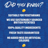 Walkers Less Salt A Dash of Salt & Vinegar Multipack Crisps 6 per pack GOODS M&S