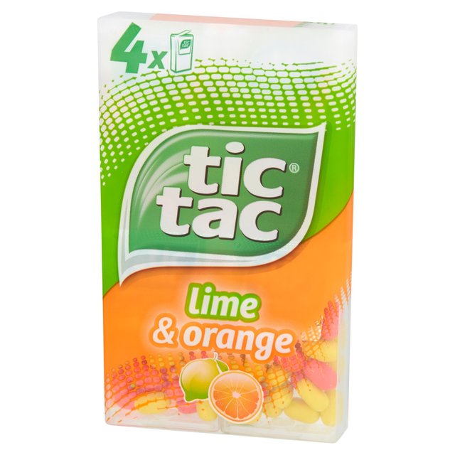 Tic Tac Lime & Orange 4 x 18g GOODS M&S