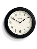Jones Clocks black classic wall clock 40.5cm, UK version