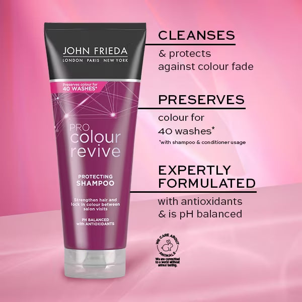 John Frieda Pro Colour Revive Shampoo 250ml, UK version