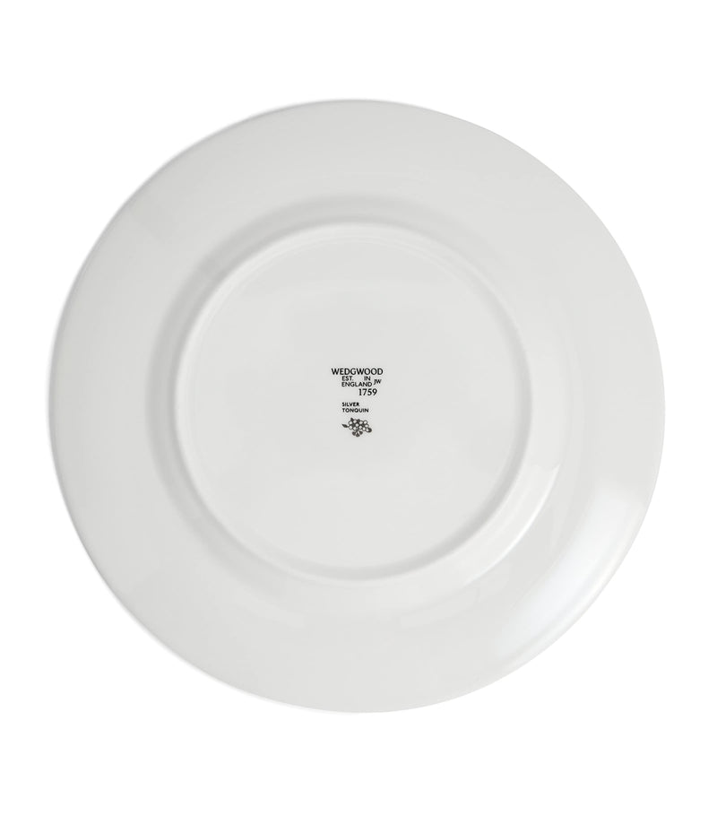 Wedgwood Bone China Silver Tonquin Plate (27cm)