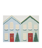 Chilewich and Meri Meri Festive Houses placemat 34cm x 47cm - British product