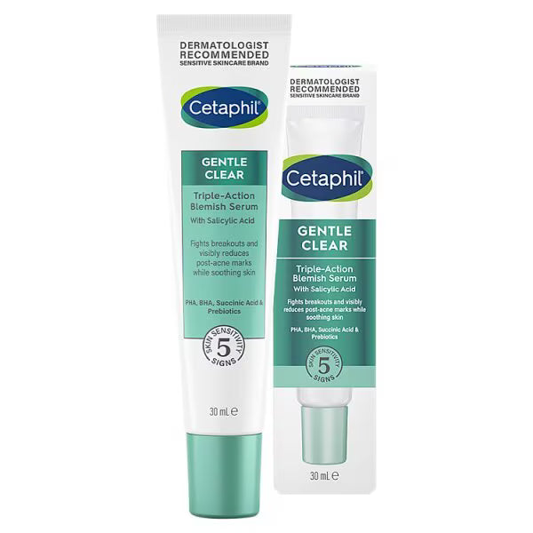 Cetaphil Gentle Clear Triple Action Blemish Serum 30ml - British product