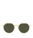 Ray-Ban Jack round-hexagonal sunglasses with adjustable nose pads, imported from the UK