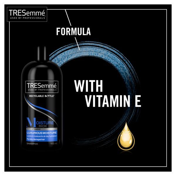 TRESemm Rich Moisture Shampoo for Dry Damaged Hair 900ml GOODS Superdrug