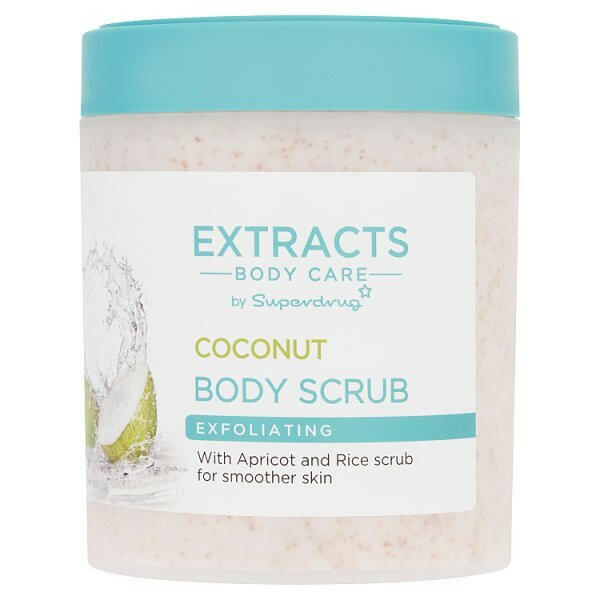 Superdrug Extracts Coconut Body Scrub GOODS Superdrug
