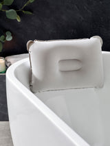 Grey Soft Touch Bath Pillow 22 x 35 x 8 cm