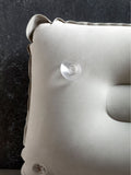 Grey Soft Touch Bath Pillow 22cm x 35cm x 8cm, UK version