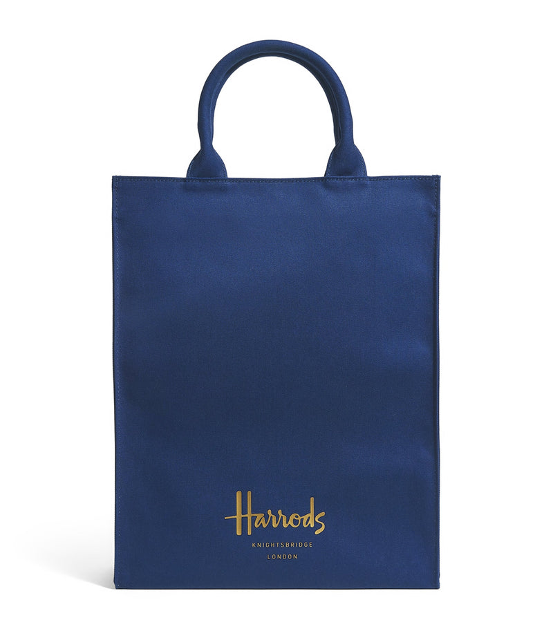 Harrods cotton logo tote bag medium, UK version