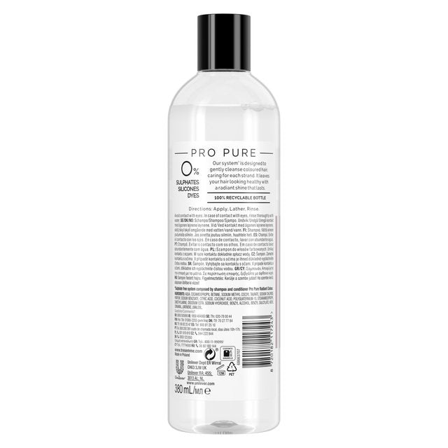 TRESemme Pro Pure Radiant Colour Shampoo 380ml GOODS M&S
