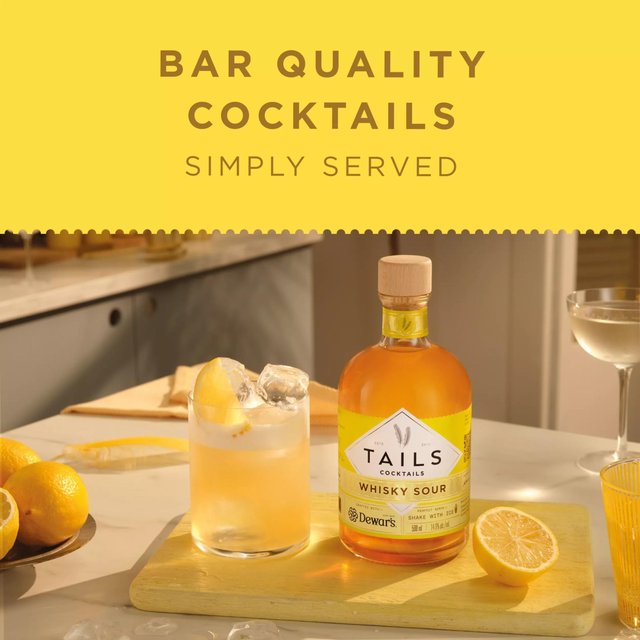 Tails Cocktails Dewars Whisky Sour Premixed Cocktail 500ml GOODS M&S