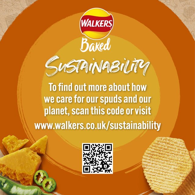 Walkers Baked Cheese & Jalapeno Multipack Snacks 6 per pack GOODS M&S