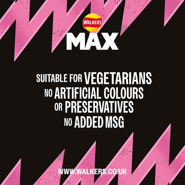 Walkers Max Strong Fiery Prawn Cocktail Sharing Bag Crisps 140g GOODS M&S