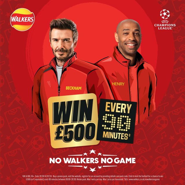 Walkers Salt & Vinegar Sharing Bag Crisps 150g GOODS M&S