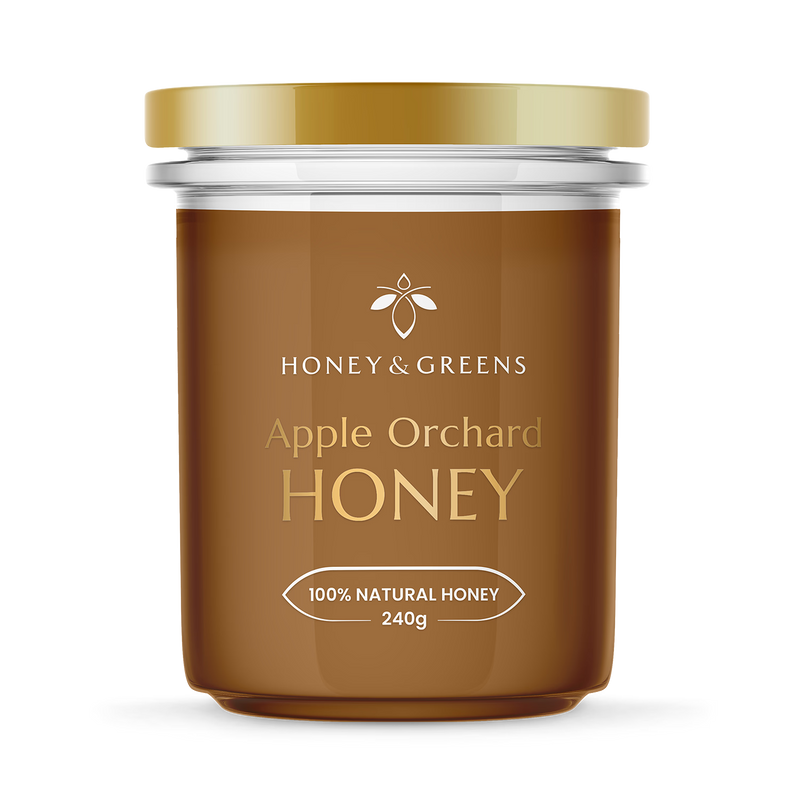 Honey & Greens British Apple Orchard Honey 240g