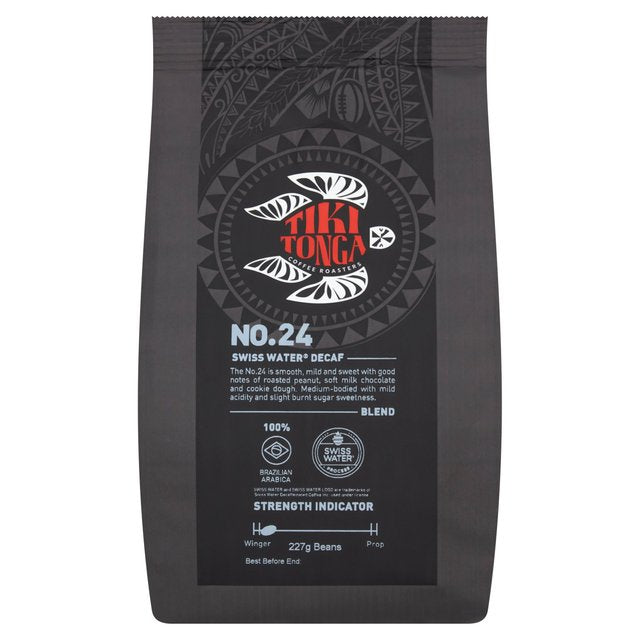 Tiki Tonga blend No.24 Decaf Whole Coffee Beans 227g GOODS M&S