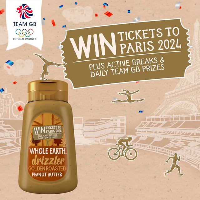 Whole Earth Drizzler Golden Roasted Peanut Butter 320g GOODS M&S