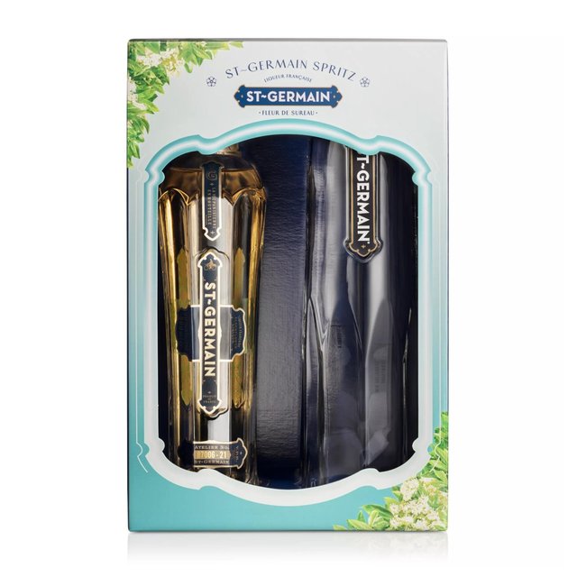 St Germain Elderflower Liqueur Glass Pack 50cl GOODS M&S