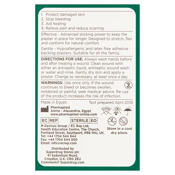 Superdrug Hydrofibre Plasters x10 GOODS Superdrug