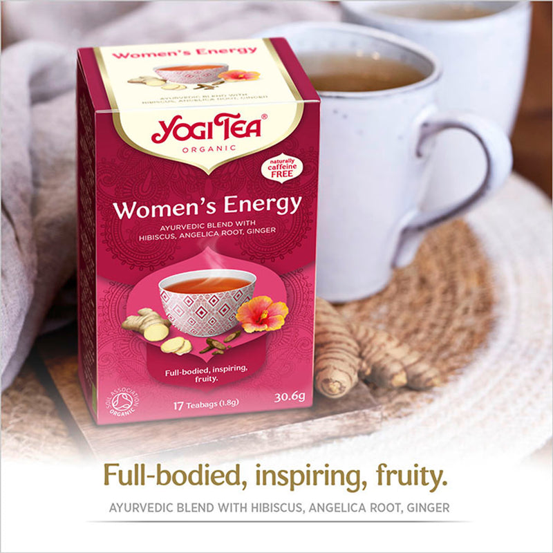 Yogi Tea Women's Energy Organic 17 Tea Bags (British brand)