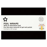 Superdrug Foil Nail Wraps Box of 24 Pack GOODS Superdrug