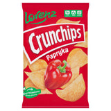 Lorenz Crunchips Paprika Flavour crisps 130g, imported from the UK