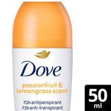 Dove anti-perspirant roll on passion fruit 50ml - British product