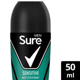 Sure Sensitive Anti-Perspirant Roll On Deodorant 50ml (British brand)