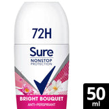 Sure Women Antiperspirant Deodorant Roll On Nonstop Bright Bouquet GOODS ASDA