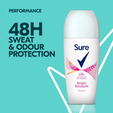 Sure Anti-Perspirant Roll On Bright Bouquet 50ml (British brand)