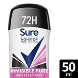 Sure Invisible Pure Anti-Perspirant Cream 50 ml (British brand)