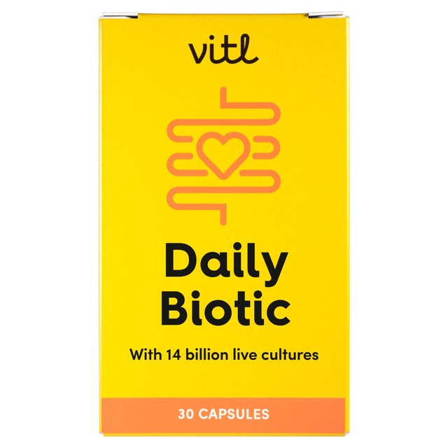 Vitl Daily Biotic Capsules 30 per pack GOODS M&S