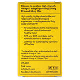 VITL VITLOMEGA3CAPSULE 60 EACH 60 per pack GOODS M&S