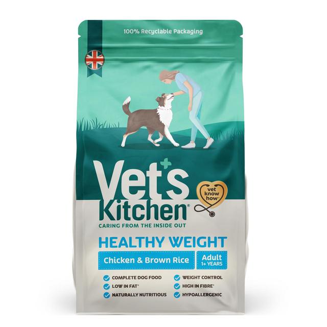 Vet's Kitchen Healthy Weight Adult Dry Dog Food Chicken & Brown Rice 7.5kg GOODS M&S