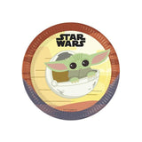 Star Wars Mandalorian 23cm Paper Plates 8 per pack GOODS M&S