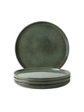 Dutch Rose Set of 4 Green Serenity Plates 27cm