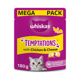 Whiskas cat treats with chicken and cheese 180g (British brand)